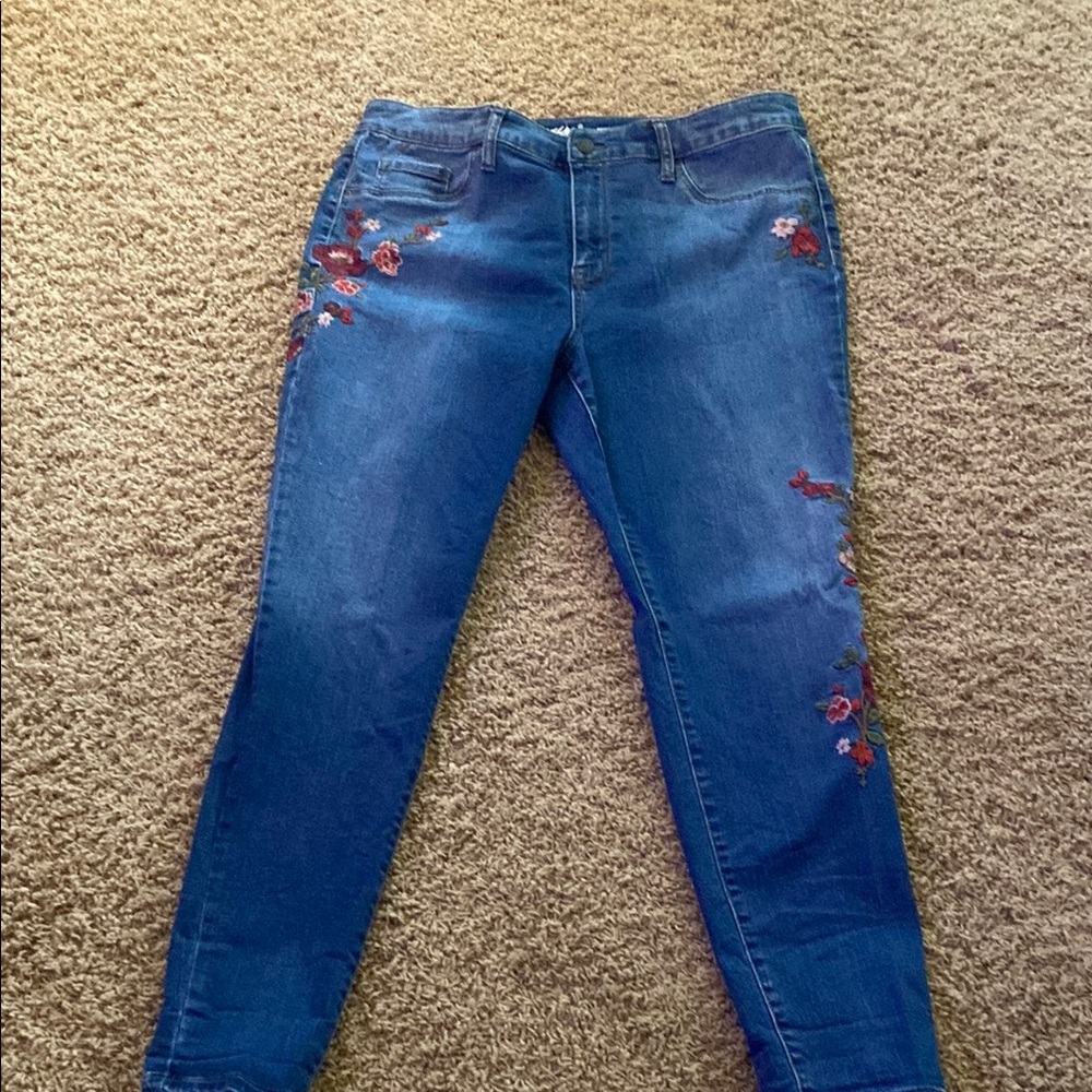 Mossimo Supply Co. Skinny Blue Denim Jeggings